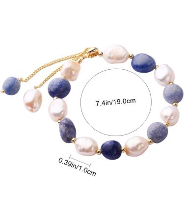 CALLARON 2pcs Rhinestone Bracelets Jade Bracelet Crystal Bangle Trendy Jewelry Fashion Jewelry Diamond Bracelet for Charms Charm Bracelet Pearl Jewelry Pearl Bracelet Rhinestones Decorate 19X1cmx2pcs Bluex2pcs - Buy Online on GoSupps.com