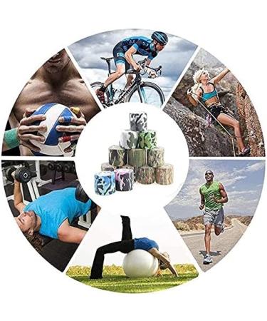 1pcs Kinesiology Bandage Self-Adhes Bandage & Elastic Muscle Tightening Tape Bandages Great for Stretch Athletes Wrist Ankle Nice Design - Buy Online on GoSupps.com