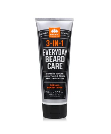 Pacific Shaving Company Soins de barbe 3 en 1 Avec cette formule ultra-concentr e. Just a Dab va adoucir les moustaches apprivoiser et contr ler toute longueur de barbe - 7 fl oz Pack of 1