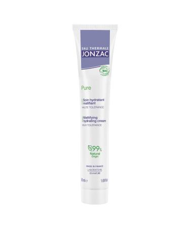 Eau Thermale Jonzac - Mattifying moisturizing treatment - Pure - Combination to oily skin even sensitive - Certified Organic Cosmos Organic - 50 ml tube