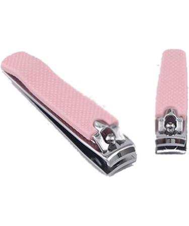 UNbit Nail Clipper Adult Nail Clippers/Pink Silicone Surface Carbon Steel Plating Pink Nail Clippers 8.5 * 1.5cm Pink Silicone Surface Nail Clippers - Buy Online on GoSupps.com