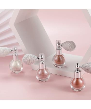 MIESCHER Shimmering Champagne Sparkle Loose Powder Highlighter Spray - Glitter Makeup for Face, Body & Hair - Luminous High Gloss Finish - Women's Cosmetic - Buy Online on GoSupps.com