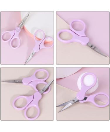 Small Stainless Steel Eyebrow Scissors & Facial Hair Shears | Premium Eye Brow Trimmer for Women - Beauty Essentials for Perfect Shaping - Buy Online on GoSupps.com