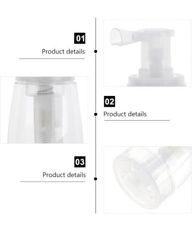 Powder Spray Bottle with Locking Nozzle for Glitter Makeup Loose Powder - Buy Online on GoSupps.com