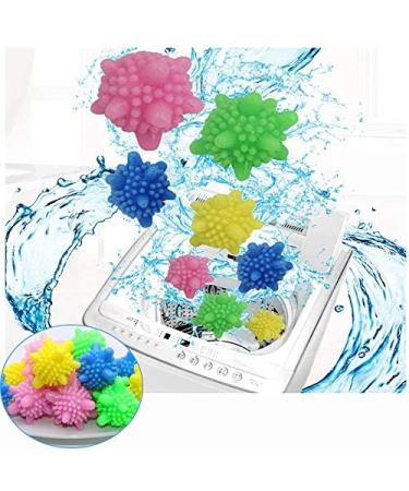 Washing Ball Washing Ball for Washing Machine Laundry Ball Plastic Dryer Balls Reusable Dryer Ball Laundry Ball Solid Colorful Dryer Balls Random Colors 6cm 12 Pieces - Buy Online on GoSupps.com