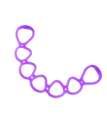 Toddmomy 1pc Yoga Sets Woman Outfit Sets Exercise Resistance Ropes Latex Suit Training Bands Yoga Fitness Bands Yoga Band Yoga Exercise Bands Elastic Band Stretch Strap Puller Fitness Booty Purple 70 11CM