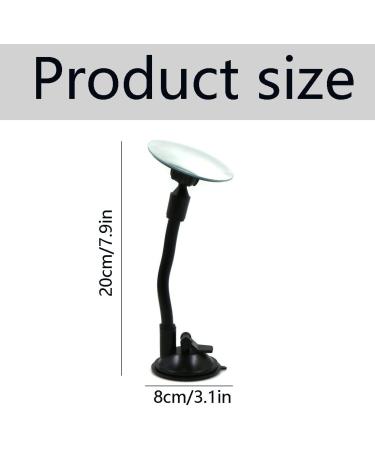 Back Seat Baby Mirror - 360 Swiveling Rear View Mirror for Safe Child Travel | Large Visual Field & Suction Cup Mount - Shop Now! - Buy Online on GoSupps.com