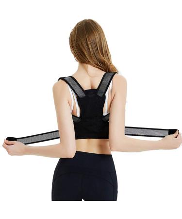 Healifty Adjustable Orthodontic Belt & Clavicle Support - Posture Correction Hunchback Brace for Kids - Elastic Shoulder Pads - Buy Online on GoSupps.com