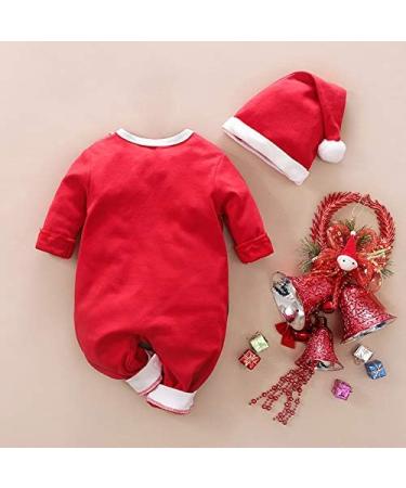 Hifot My First Christmas Baby Romper + Hat Set - Red, 3-6 Months - Buy Online on GoSupps.com