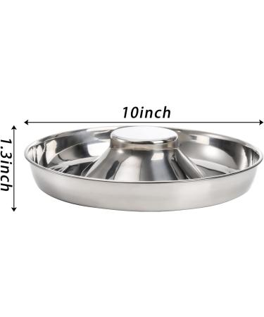 SOUJOY 2 Pack Stainless Steel Puppy Bowls Pet Slow Feeder Bowls Non-Skid Dog Food and Water Bowl Feeding Weaning for Small Medium Large Dogs Cat Pets - Buy Online on GoSupps.com