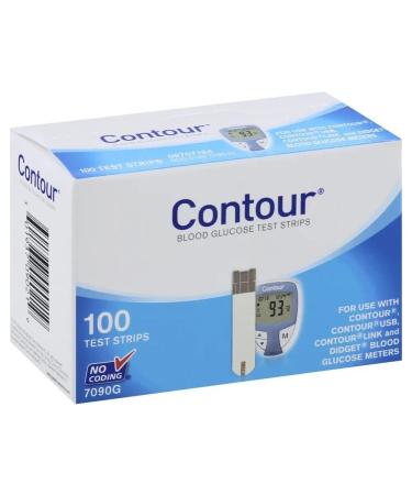Strips Made for Bayer Blood Glucose Monitors Only 100 Count Not for Next Monitors' + 100 TouchSense Lancets (Combo)