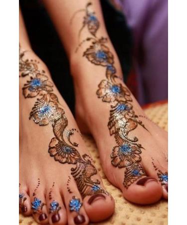 Buy Golecha Kaveri Chhela's 100% Natural Henna Cones | Red-Brown No PPD - 6pcs for International Shipping - Buy Online on GoSupps.com