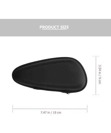 Fomiyes 3-Pack Razor Storage Bag Shock-Resistant Travel Case for Shavers EVA Hard Shell Black 19x9cm - Buy Online on GoSupps.com