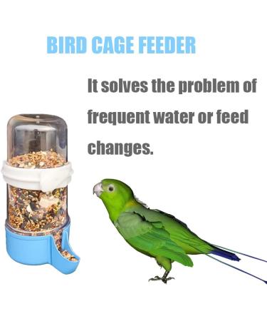 Pet Bird Cage Food Feeder Bird Water Bottle Parrot Automatic Water Feeder Water Drinker Food Feeder Waterer Clip Feeder Cage Accessories for Parrot Budgie Lovebirds Cockatiel Parakeet Cockatoo - Buy Online on GoSupps.com