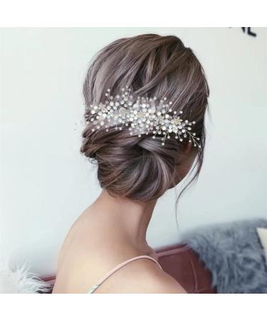 ISLHJDD Retro Bride Wedding Hair Comb Slides Crystal Hair Accessories Bridal Elegant Hair Clip Wedding Hair Vine Headpiece Wedding Accessories