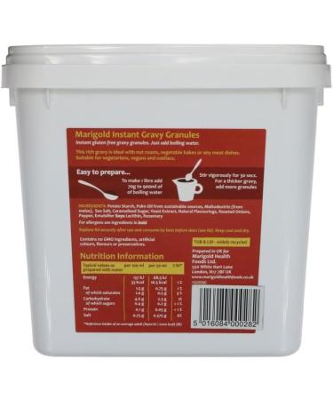 Marigold Vegan Instant Gravy Granules Gluten Free No MSG 2kg (Makes 28 Litres) - Buy Online on GoSupps.com