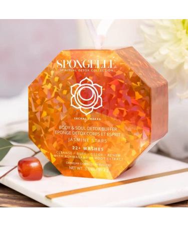 Spongelle Body & Soul Detox Buffer Sacral Chakra - Luxurious Jasmine Stars | International Shipping Available - Buy Online on GoSupps.com