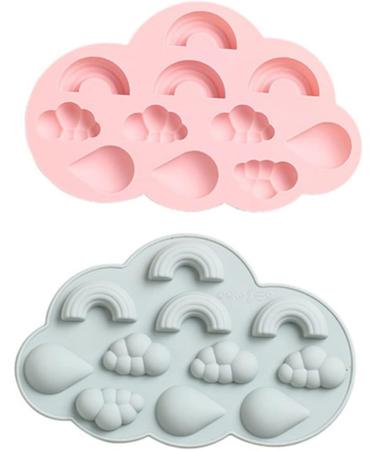 6 Pcs Silicone Mold Silicone Ice Mold Cake Mold Chocolate Mold Cookie Mold Baking Mold Biscuit Kitchen Supplies Silica Gel 22.6X14.5X1.5CMx3pcs Assorted Colorx3pcs - Buy Online on GoSupps.com