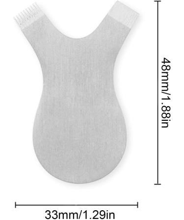 Y Comb Lash Lift Brush Stainless Steel Perming Lift Tool | Reusable Grafting Eyelash Lift Portable Makeup Beauty Tool Supplies for Girls Women Silver Y - Buy Online on GoSupps.com