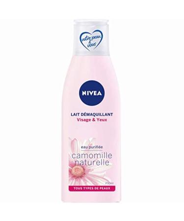 Nivea Natural Chamomile Face & Eye Make-up Remover Milk - 200ml bottle