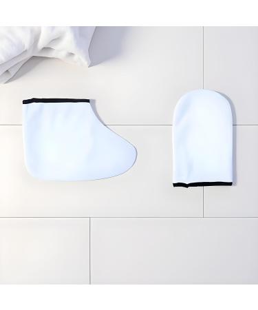 Gants de cire de paraffine | Gants hydratants pour les mains et les pieds housses r utilisables | Pour la maison la p dicure le spa la routine quotidienne les soins de beaut le toilettage - Buy Online on GoSupps.com
