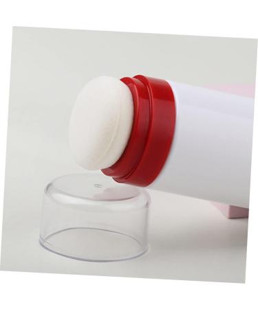 GAFOKI Baby Powder Lotion Travel Containers Set - 6 Pcs | Infant Powder Storage Bottles | Talcum Powder Holder | Travel Makeup Bottles - White & Red - Buy Online on GoSupps.com