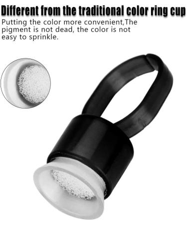 Ink Ring Cups Disposable Cup Holder Sponge Pigment Holder Ink for Tattooing Small Tattoo Ink Tattoo Machines Tattoo Supplies Tattoo accessories Tattoo Kits(Black Black 50pcs - Buy Online on GoSupps.com