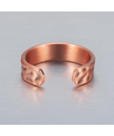Enermagix Tri Tone 3500 Gauss Magnetic Copper Rings for Men & Women | 99.95% Copper 4 Magnets Adjustable Size | Perfect Womens Day Gift (CPR-0282 S+L) - Buy Online on GoSupps.com
