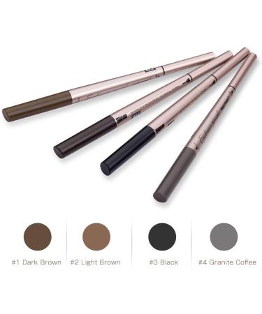 HeyBeauty Eyebrow Pencil with Brow Brush - Khaki Coffee | Automatic Makeup Cosmetic Tool - Buy Online on GoSupps.com