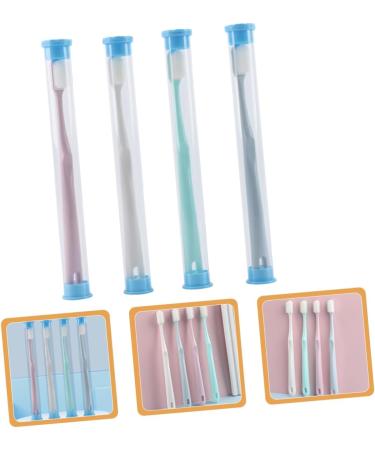 Gleavi Travel Toothbrush Set - 4 Durable & Comfortable Brushes for Adults | Perfect for Hotels & Travel - Individually Packaged - Buy Online on GoSupps.com