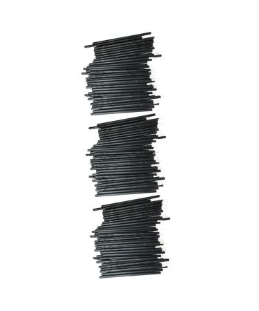 Hemoton 300 Pcs Wand Applicator Eyeliner Liquid Eyeliner Brushes Fine Point Makeup Gadgets Lip Scrubber Tool