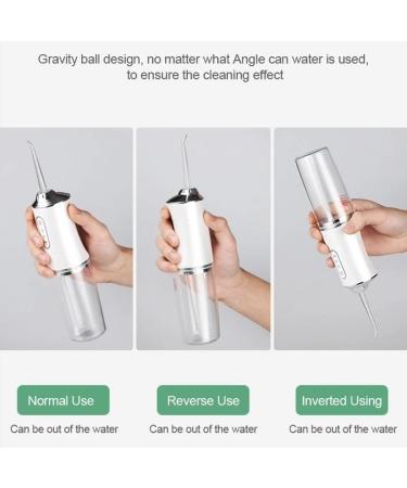 Water Dental Flosser - Cordless Oral Irrigator with 3 Modes IPX7 Waterproof & Rechargeable for Travel | Powerful Teeth Cleaner with 4 Tips for Braces & Bridges Care - Buy Online on GoSupps.com