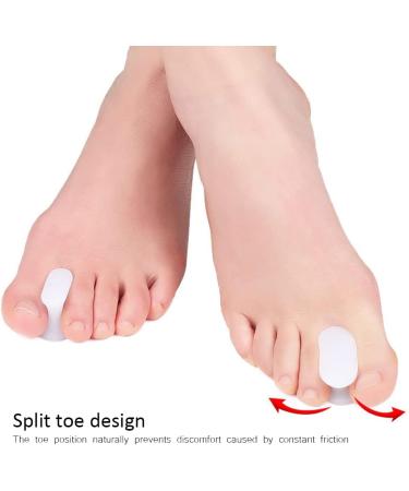 Gel Toe Separators - Correct Overlapping Toes - Hallux Valgus Foot Care Tools - Buy Online on GoSupps.com