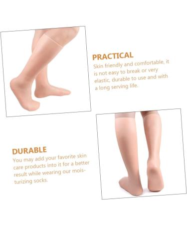 Ipetboom 2 Pairs Exfoliating Moisturizing Socks Cracked Feet Moisturizing Socks Womens High Heels Dry Heels Socks Heel Crack Socks Girl Heels Moisturizing Foot Socks Sebs Women's Socks - Buy Online on GoSupps.com