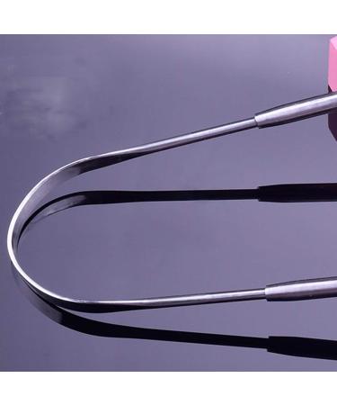 2 Pcs Stainless Steel Tongue Scrapers with Non-Slip Handle and Storage Case - Buy Online on GoSupps.com