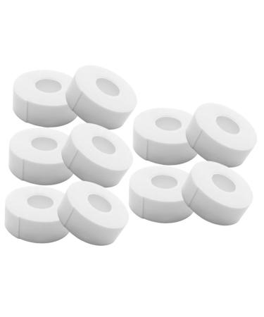 DOITOOL 10 Rolls Eyelash Tape under Lash Tools Eye Makeup Tape False Eyelashes Tape Diy Lash Grafting Tape Eyelash Grafting Tools Sensitive Skin Tape White Foam For Women Supplies