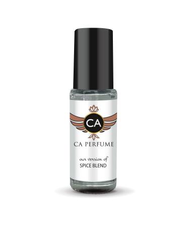 CA Perfume Impression of Spice Blend For Women & Men Replica Fragrance Body Oil Dupes Alcohol-Free Aromatherapy Sample Travel Size Concentrated Long Lasting Roll-On 0.14 Fl Oz/4ml-X1