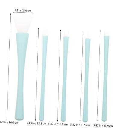 Angoily 2 Sets Silicone Makeup Brush Lip Applicators Concealer Eye Brush Lip Gloss Wand Silicone Facial Brush Applicator Eyeliner Lipstick Silica Gel - Buy Online on GoSupps.com