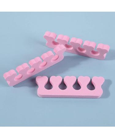 Pink 100 Pcs Disposable Soft Sponge Toe Finger Separators for Pedicure - Buy Online on GoSupps.com
