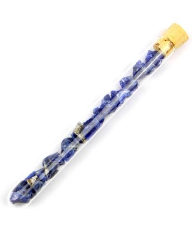 Aqua Lapis Gemstone Stick - Premium Sodalite Water XL (250x30mm) | Third Eye Healing Crystals for International Shipping - Buy Online on GoSupps.com