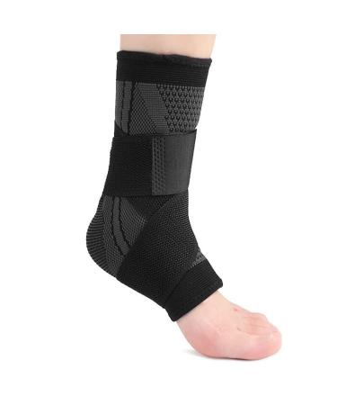 Adjustable Ankle Brace Sleeve - Athletic Support & Elastic Nylon Sportswear for Men | Shop Now - Buy Online on GoSupps.com