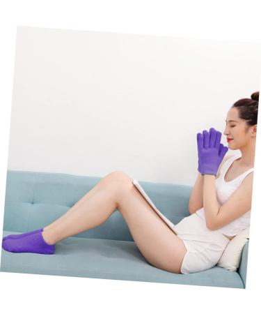 2 Sets Hand and Foot Care Set Spa Mittens Dry Cracked Hands Dry Hands Gloves Dry Cracked Heels Socks Hand Skin Feet Care Socks Vegetable Gel Miss Cotton Socks Crusty - Buy Online on GoSupps.com