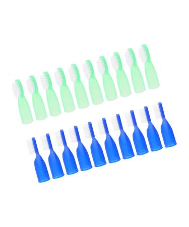 TOVINANNA 20 STK prison toothbrush prison manual toothbrush prison finger toothbrush portable toothbrush mouth cleaning brush prison used toothbrush teeth accessories short grip 1 piece (1 Pack) sorted color sorted color