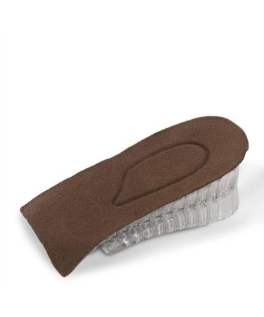 Grips Heel Liner TPR detachable Shoe Lift Heel Cushion Support Women Comfort Stand for Heel Spurs and Pain Relief(Brown Medium)