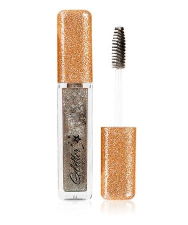 Glitter Mascara Diamond Sparkling Colorful Mascara anti-smudge sparkling colorful eye makeup tool suitable for wedding stage music festival (black)