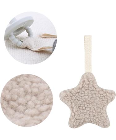 Anti-Drop Teether Chain & Pacifier Clip - Star Pendant Baby Soother | Ideal Teething Toy & Infant Shower Gift - Buy Online on GoSupps.com
