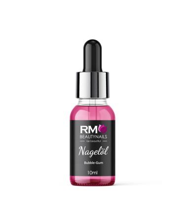 Nail Oil Nail Cuticle Oil with Pipette Nail Oil Care for Nails and Cuticles RM Beautynails 10ml (Bubble Gum)