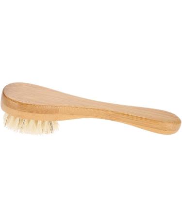 Facial Cleansing Brush Household Wooden Handle Face Brush Soft Natural Bristles Exfoliating Cleaning Skin Brush Portable Tool for Face Neck Body Makeup Skincare Removal Facial Massage - Buy Online on GoSupps.com