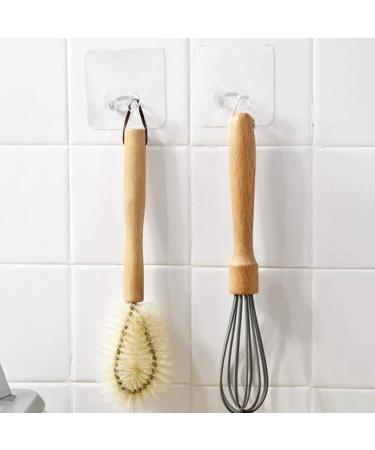 Kisbeibi 10-Piece Self-Adhesive Plug Holder & Multi-Purpose Transparent Hooks | Wall Hangers for Bathrooms & Bedrooms - Organize Your Space! - Buy Online on GoSupps.com