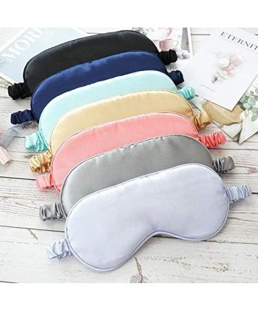 Mulberry Silk Sleep Eye Mask | Soft Black Eyeshade for Night Sleeping - Buy Online on GoSupps.com